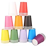 Vasos guansheng, 200 piezas Vasos de papel Vasos de café Vasos de papel Vasos de agua Vasos de café Vasos de café con tapa Vasos de papel grandes